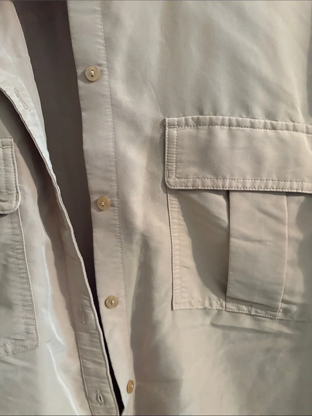 Old Navy Light Blush Button Down Shirt